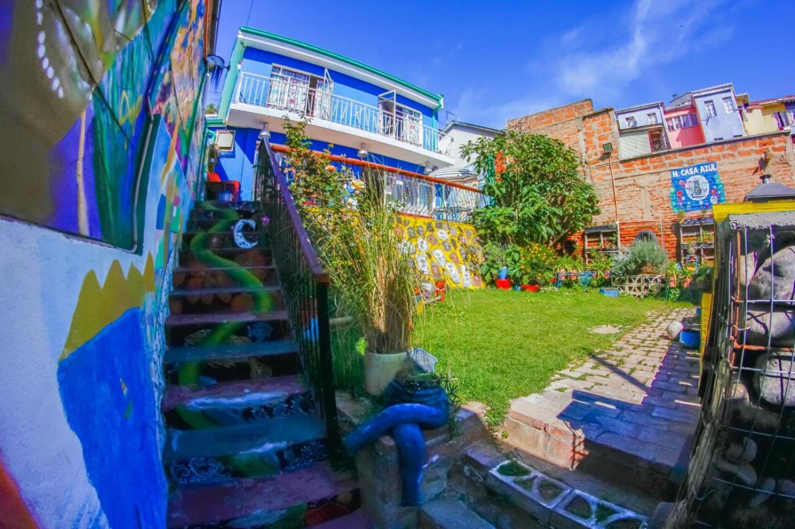 La Casa Azul Hostel บัลปาราอีโซ ภายนอก รูปภาพ
