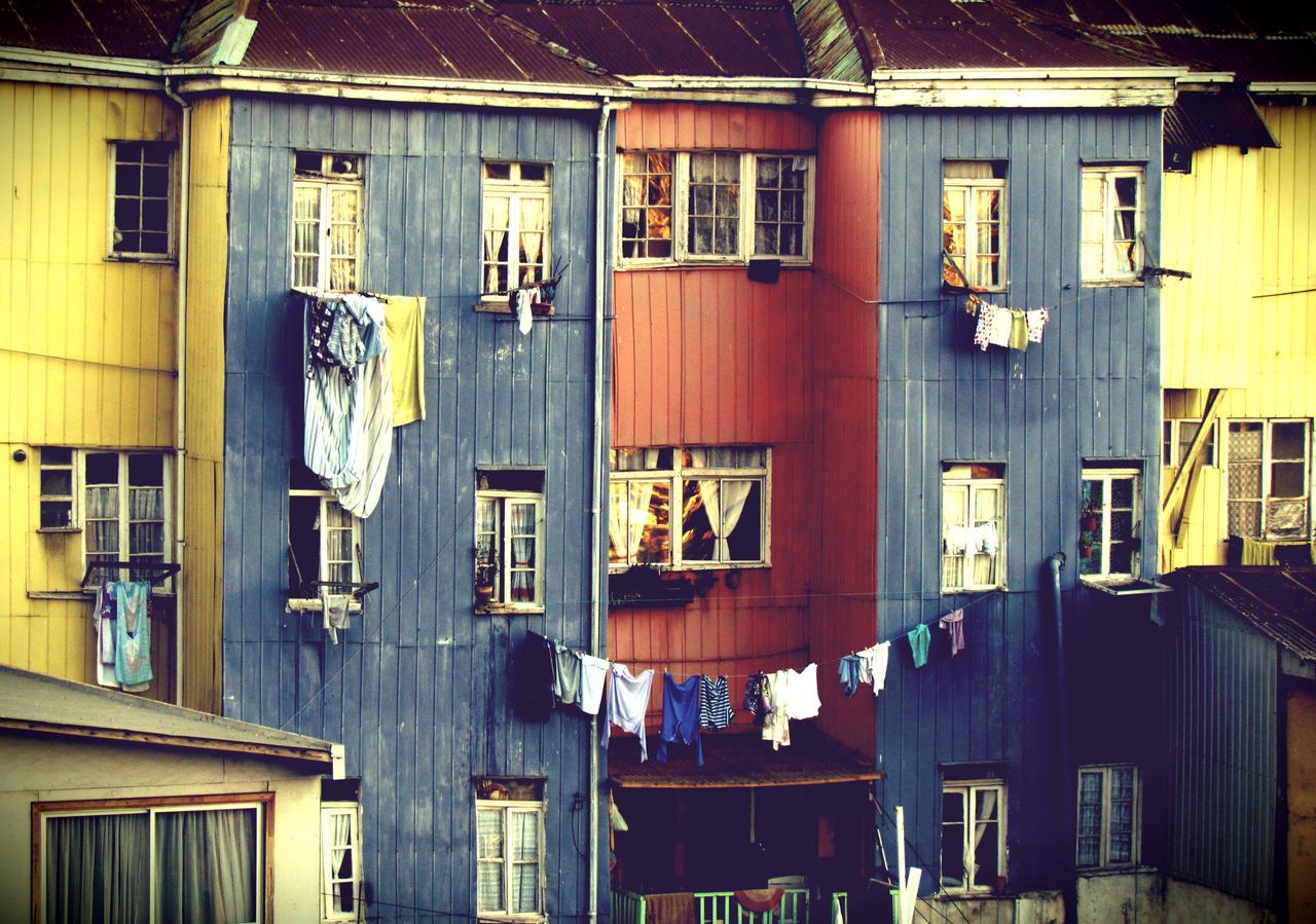 La Casa Azul Hostel บัลปาราอีโซ ภายนอก รูปภาพ