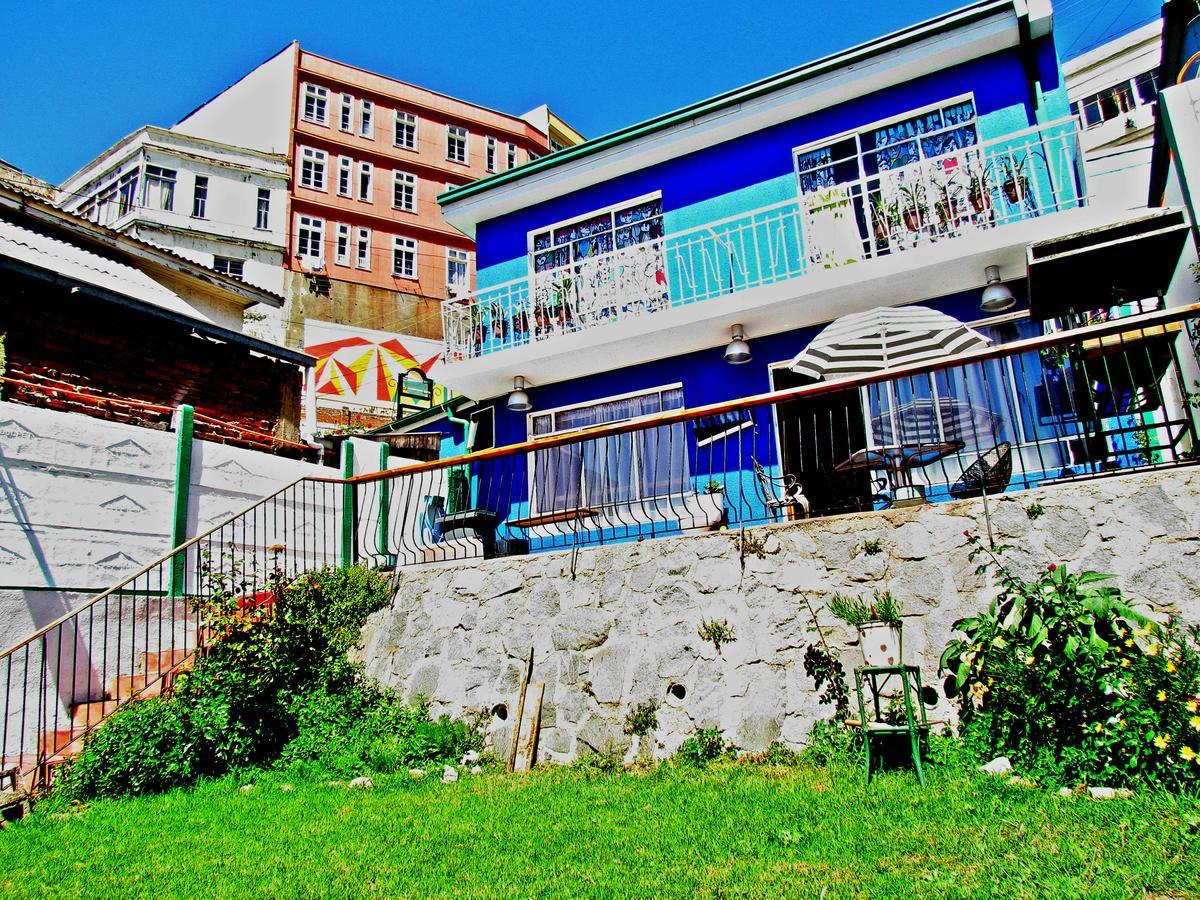 La Casa Azul Hostel บัลปาราอีโซ ภายนอก รูปภาพ
